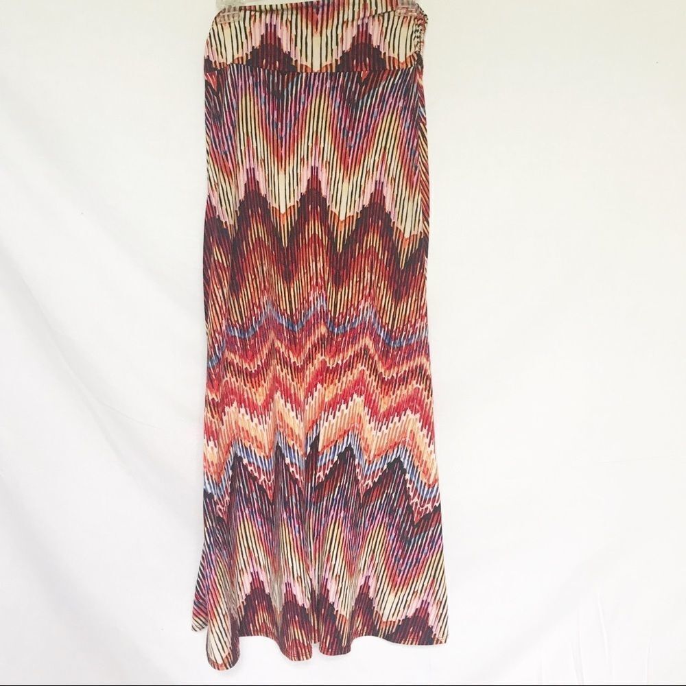 ReneeC strapless multicolor dress